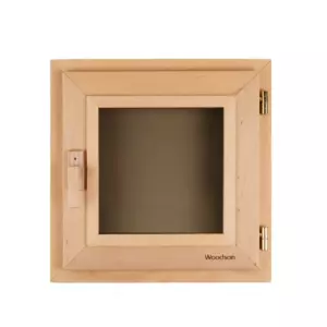 Окно Woodson 40*40, стекло бронза, ольха