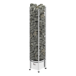SAWO Электрическая печь TOWER вертикальная, круглая, 10,5 кВт,TH6-105NS-P, выносной пульт (пульт и блок мощности докупаются отдельно)