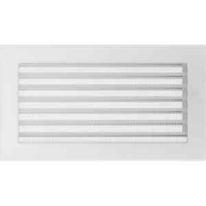 Решетка KRATKI Белая с задвижкой (17*30) 30BX