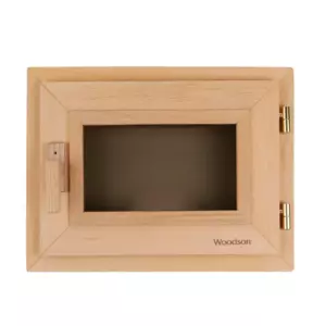 Окно Woodson 40*30, стекло бронза, ольха