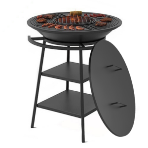 Чугунный "FANTASTIC GRILL" Везувий Ø 700 (чаша+подставка+плита Gurman Ø700+крышка)