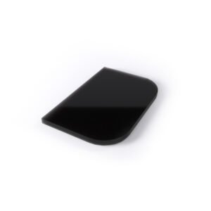 Лист стеклянный напольный Черный (Black) 600х400х8мм
