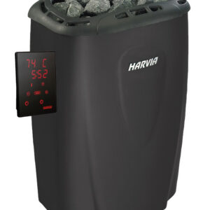 HARVIA Электрическая печь Moderna V80XE Black с выносным пультом в комплекте, артикул HVE804XEM