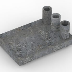 Блюдо с 3 местами под стопки (стопки не включены), R-151