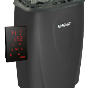 HARVIA Электрическая печь Moderna V45XE Black с выносным пультом в комплекте, артикул HVE454XEM