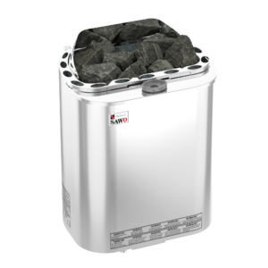 Электрическая печь SAWO SCANDIA COMBI SCAC-90NS-Z (9 кВт, с парогенератором,внутри оцинковка, снаружи нержавейка), выносной пульт (пульт и блок мощности докупаются отдельно)